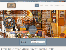 Tablet Screenshot of paris-montparnasse-hotel.com